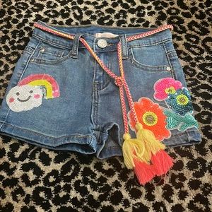 Baby Sara embellished denim shorts Sz. 3T